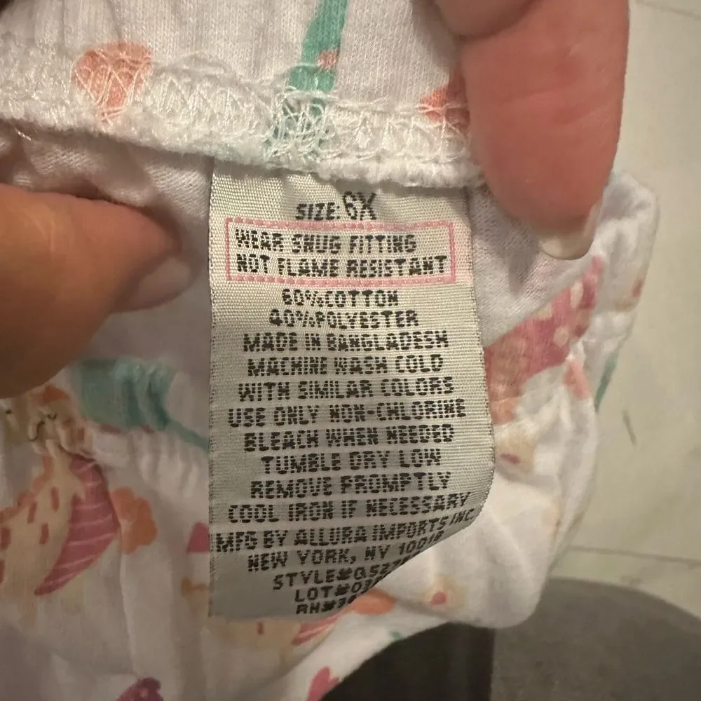 Mixed bundle of 3 girls pajamas